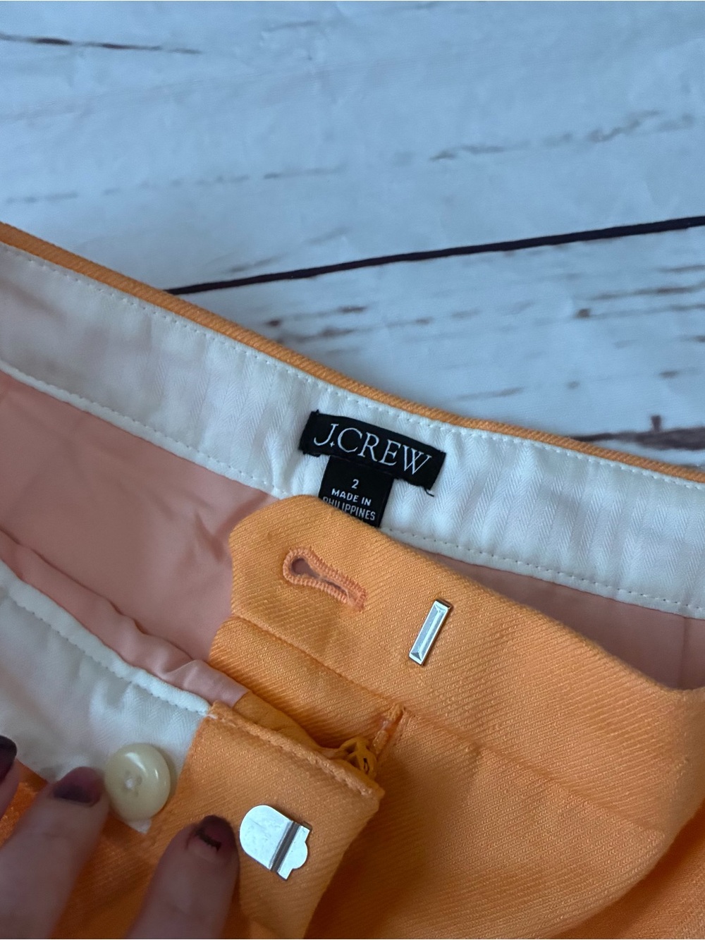 JCrew Orange work pants - Picture 4 of 7